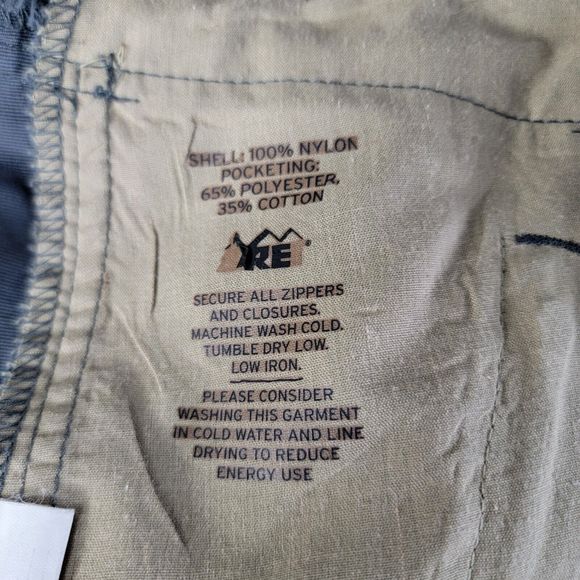 REI Pants‎ Mens Gray Straight Lightweight Casual Outdoor Hiking Adventure  40x32 - Picture 6 of 9